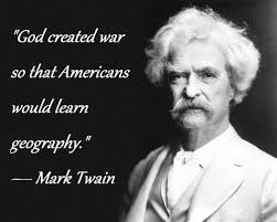 God invented war